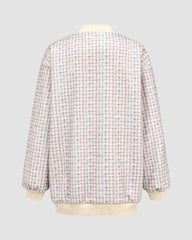 Kephissa Tweed Oversized Jacket