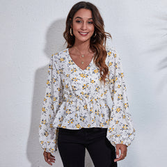 Daisy Bloom Peplum Blouse