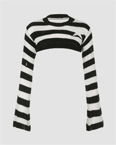 Uncanny Striped Bolero