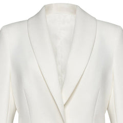 Women's Spring and Fall Hem Splicing Pressure Pleat Blazer