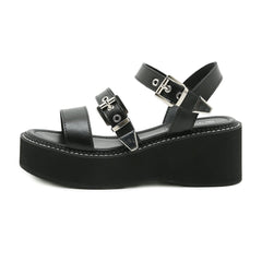 Buckle Platform Sandals