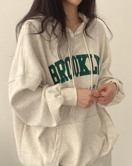 Brooklyn Retro Casual Hoodie