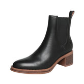 Women's Pointed Leather Handmade Chelsea Boot