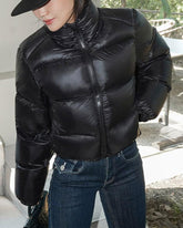 Turtleneck Fluffy Jacket