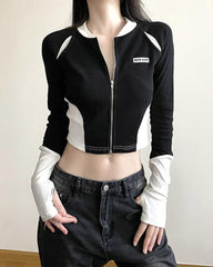 Colorblock Long Sleeve Tee