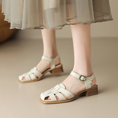 Handmade Woven Natural Leather Fisherman Sandal