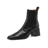 Leather Heeled Chelsea Boot