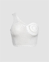 Off-Shoulder Crochet Cami Top