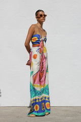 Paloma Sunset Wide-Leg Jumpsuit