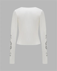 Vintage Totem Pattern Long Sleeve T-Shirt