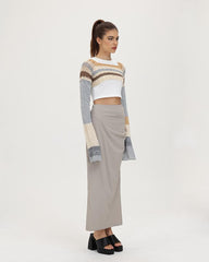 Whisper Cargo Slit Skirt