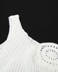 Off-Shoulder Crochet Cami Top