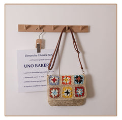 Esme Patchwork Crochet Shoulder Bag