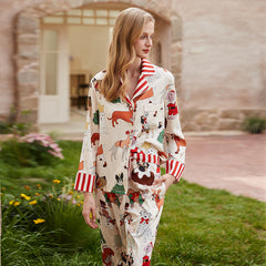 Animal Print Christmas Pajamas PJS Christmas Presents