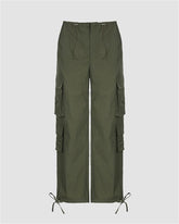 Crystalline Oversized Cargo Pants