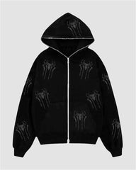 Spider Calling Zip Hoodie
