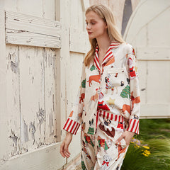 Animal Print Christmas Pajamas PJS Christmas Presents