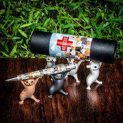 Cat Pen Holder in Calico