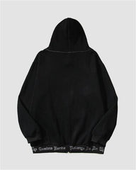 Revenge Letter Zip Hoodie