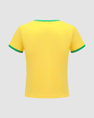 Brasil Raglan Sports Top
