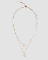 Double Chain Heart Lock Necklace