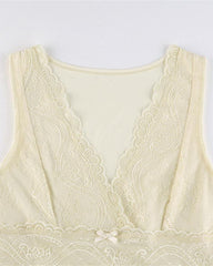 Nightingale Lace Cropped Top