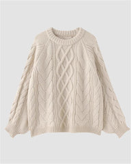 Twist Pullover Oversized Sweater