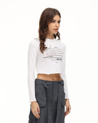 Heart America Graphic Top