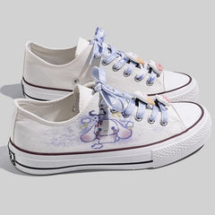 Hand-painted Cute Canvas Tennis Shoes Low-top
