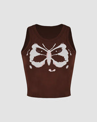 Island Grounds Butterfly Tank Top