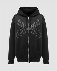 Halloween Butterfly Diamond Hoodie