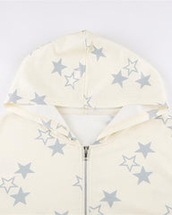 Obscura Starry Oversized Zip Hoodie