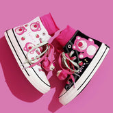 Teenagers Cute Bear High-top Canvas Shoes
