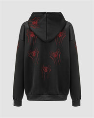 Spider Calling Zip Hoodie