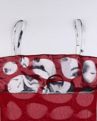 Cut Out Human Faces Cami Top