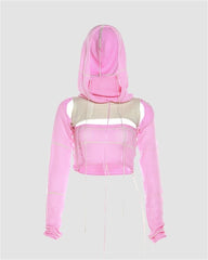 Blessed Thunder Knitted Top with Hoodie