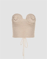 Double Daisy Crochet Tube Top