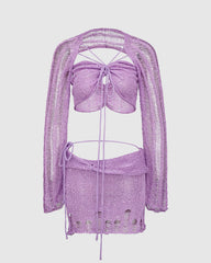 Olagolor Elven Knitted Skirt Coord