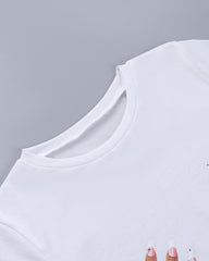 Hands On Me Crop T-Shirt