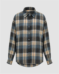 Plaid Pattern Long-Sleeve Shirt