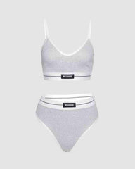 Mesiogre Ribbed Bikini Set