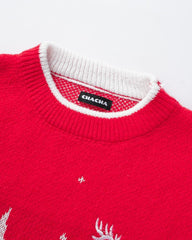 Reindeer Jump Graphic Sweater