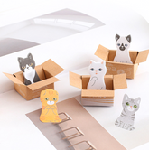 Cute Cat In A Box Sticky Notes