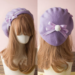 Cute Lolita Bow Cap
