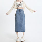 Alco Geneve Maxi Denim Skirt