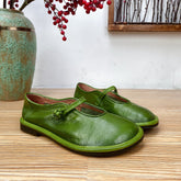Handmade Soft Leather Retro Flats Shoes