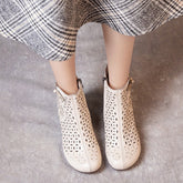 Handmade Leather Hollow Out Summer Sandals Boots