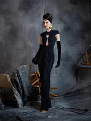 Evening dress red carpet personality dress