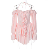 The Juliette Ruffle Mini Dress