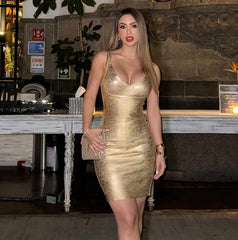 Classic hot rubber bandage dress